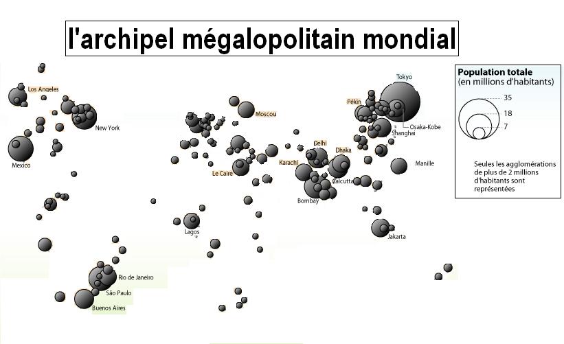 archipel métropolitain mondial [Histoire Géographie]